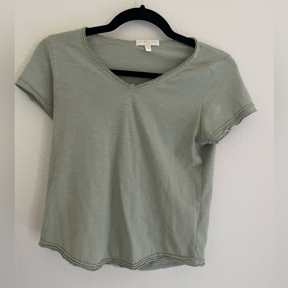 Cute light green girls top!